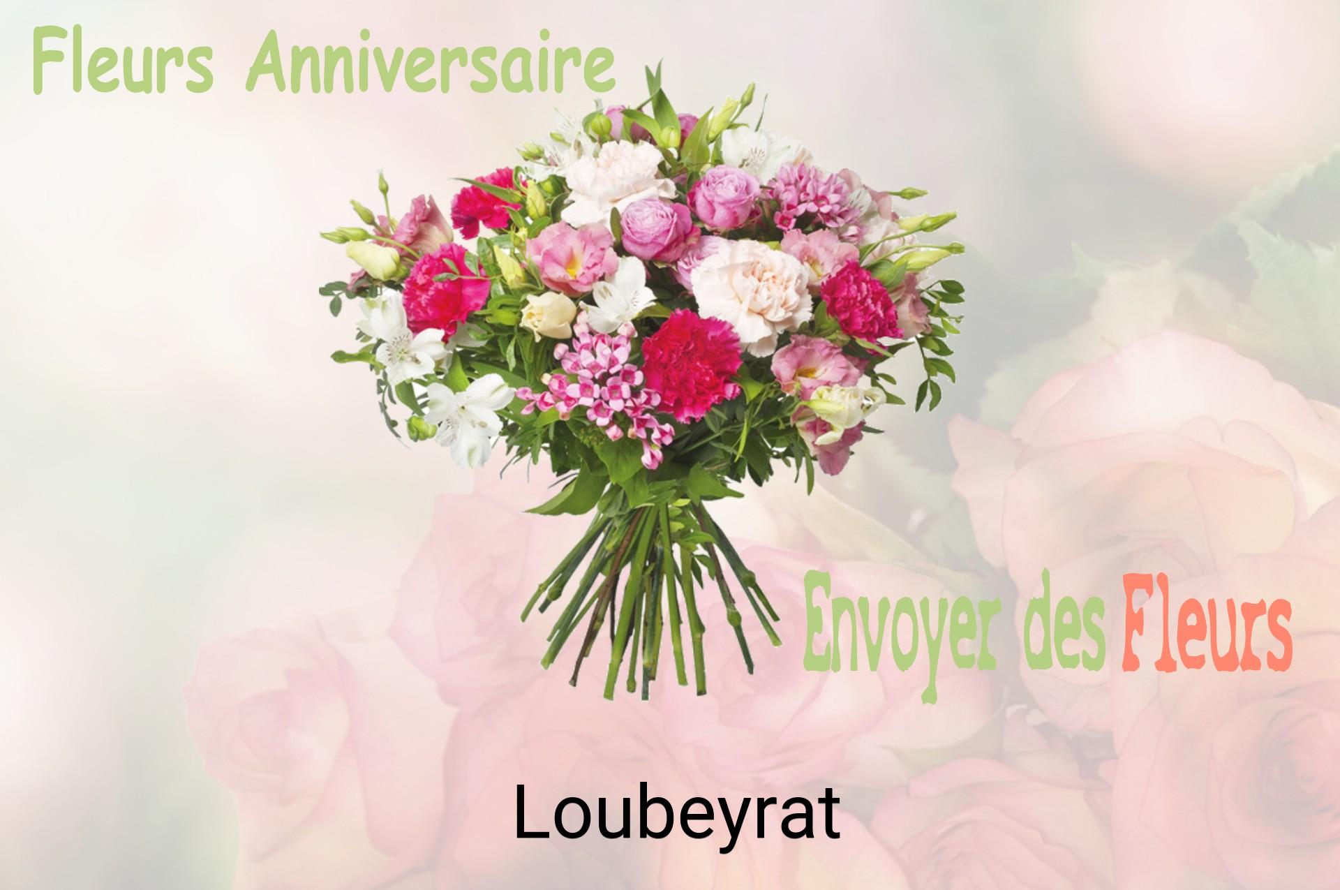 Bouquet de fleurs d’anniversaire livré à Loubeyrat